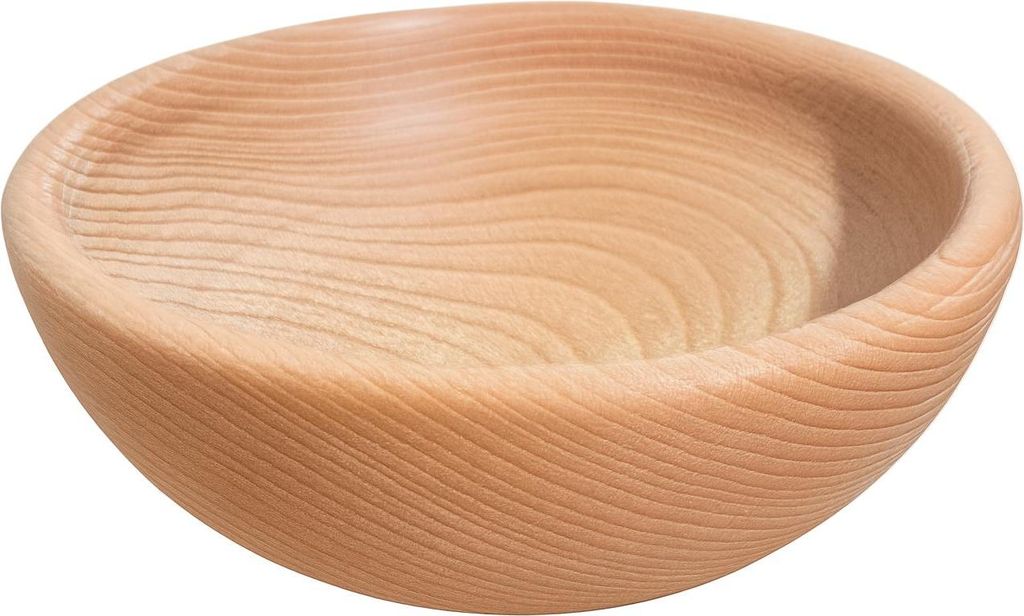 Holzschale gedämpfte Buche 18 cm – natürliche Buchenholzschale