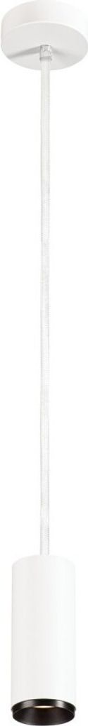 SLV NUMINOS PD DALI S, Indoor LED Pendelleuchte weiß/schwarz 4000K 24°