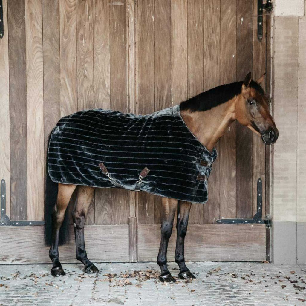 Kentucky Horsewear Stalldecke Fake Fur Grau 155 cm