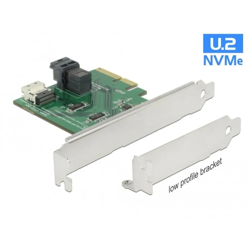 Contrôleur SAS 24 Gbit/s Delock 89923 PCIe 3.0 avec Connecteurs SFF-8643