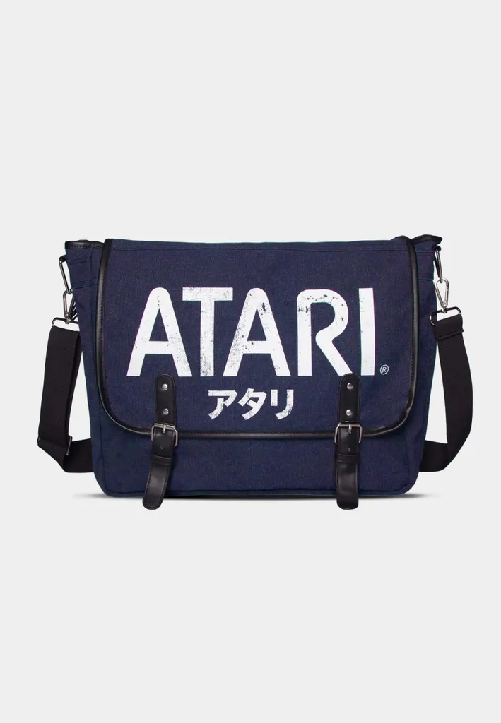 Atari Sacoche Varsity avec Logo Brodé - Sac Épaule Résistant et Chic