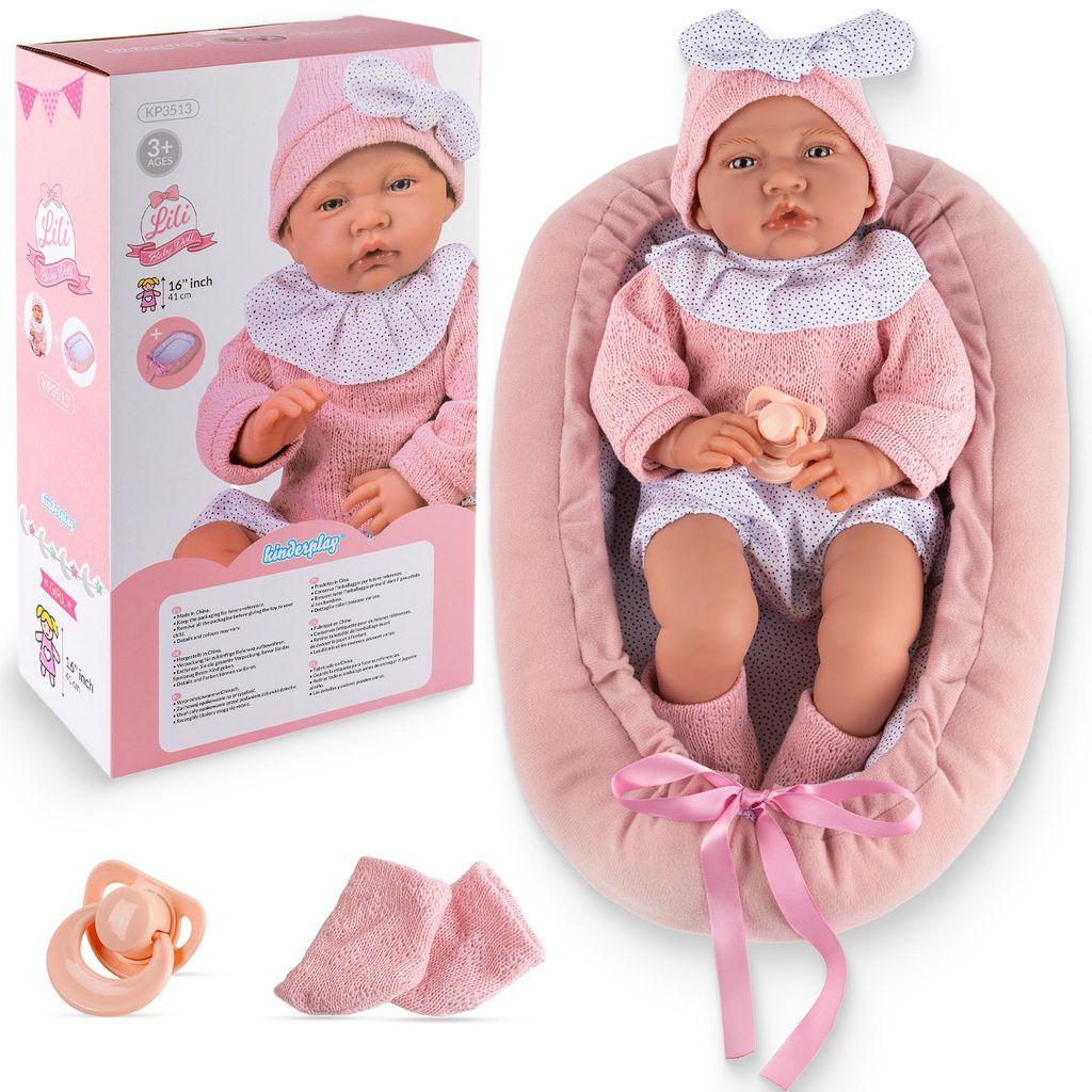 Kinderplay Babypuppe Lili 41 cm – sprechende Puppe mit Produktbild 