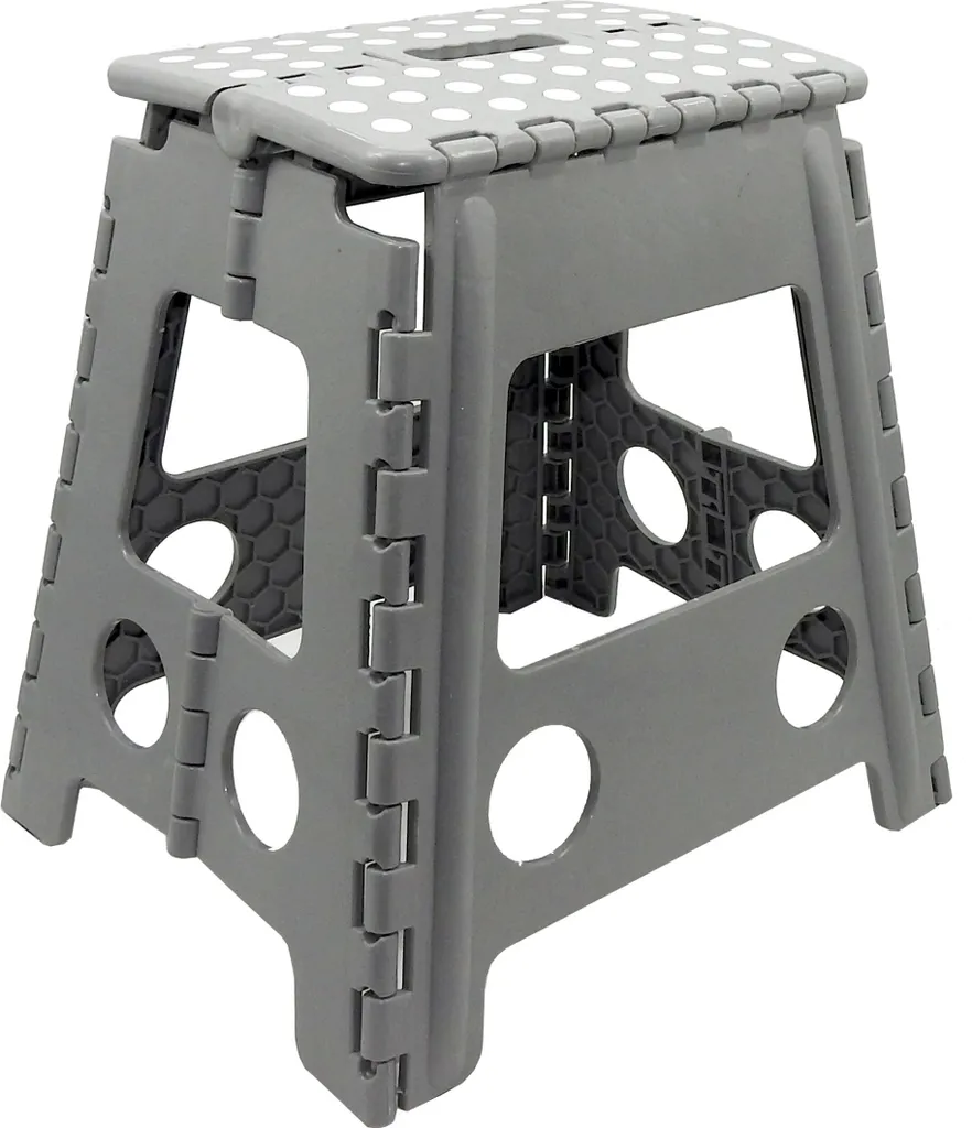 Sgabello Pieghevole Relaxdays XL 39.5 cm - Qualità Premium fino 120kg
