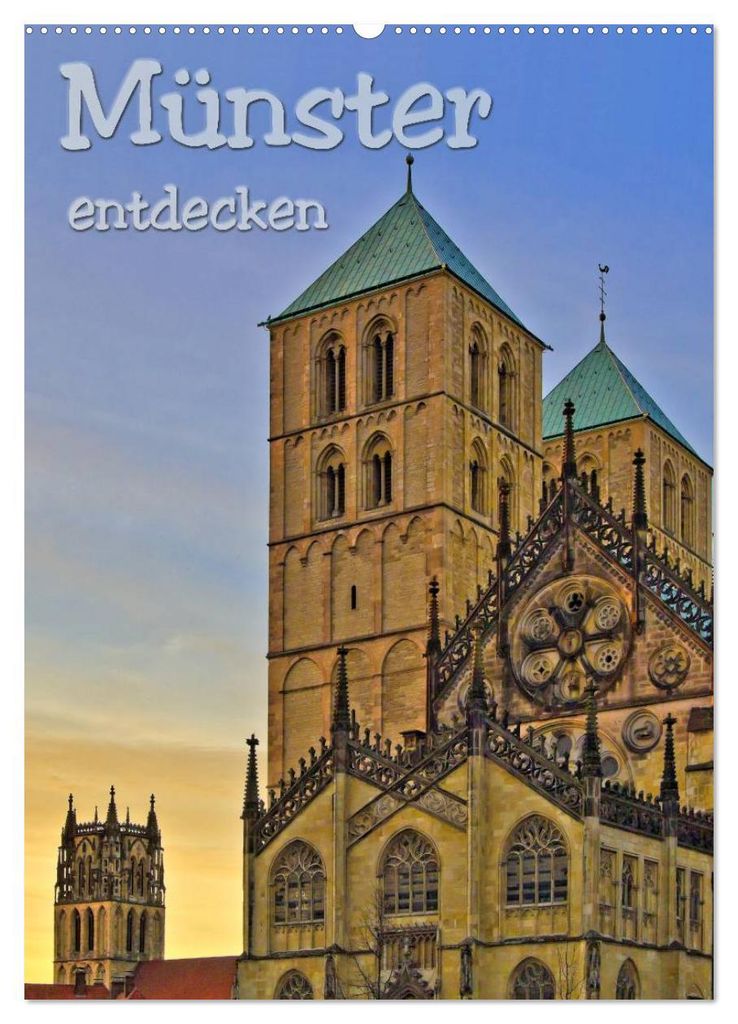 Münster entdecken (Wandkalender 2027 DIN A2 hoch), CALVENDO Monatskalender