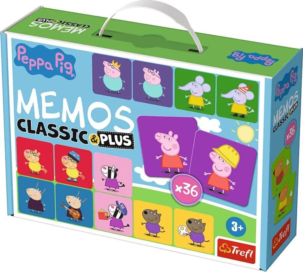 Trefl Peppa Pig Memos Classic & Plus Obrázek produktu 