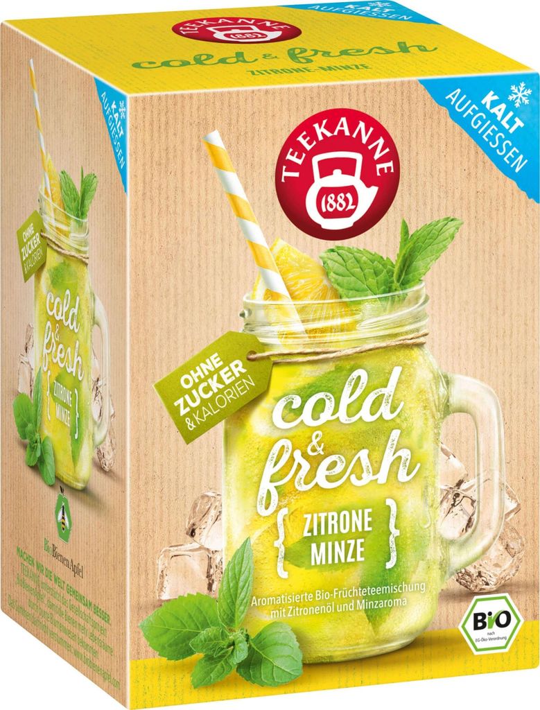 Teekanne  cold & fresh Zirone-Minze 15x2,75g Produktbild 