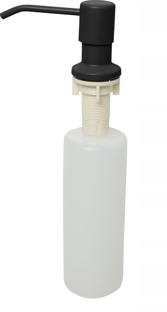 ADGO® Seifenspender schwarz 300ml für Waschbecken Pumpe Produktbild 