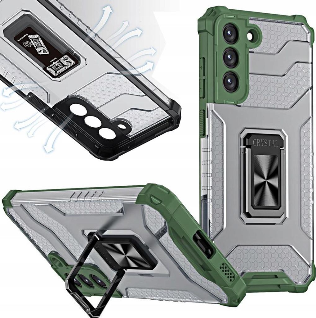 Crystal Ring Case Coque hybride blindée + support Image du produit 