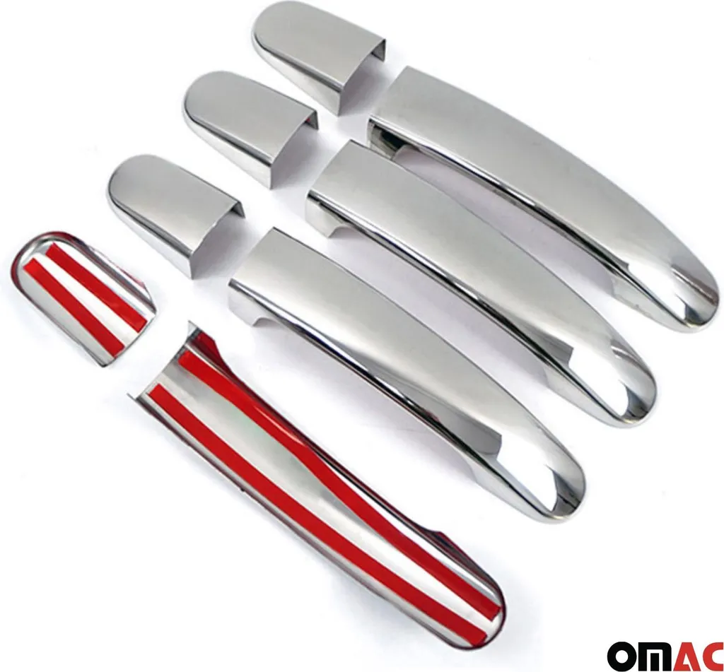 Accessori Cromo Ford Transit Custom 2012-2024 | Set Maniglie 8 Pezzi - 3