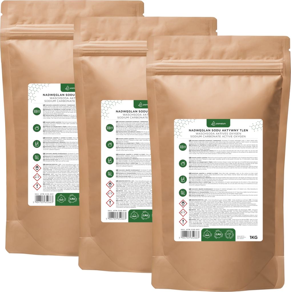 Aktivní kyslík pro čištění usazenin v bazénu Kuchyňský Obrázek produktu 1