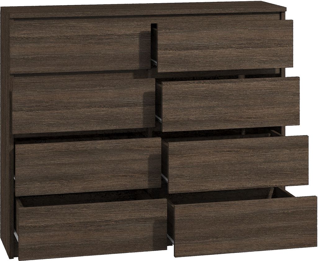 Komoda s 8 zásuvkami 120cm skříňový příborník příborník Obrázek produktu 