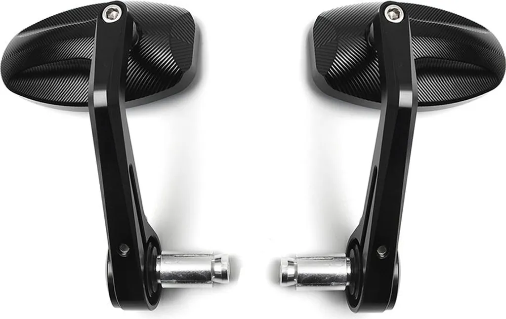 Rétroviseurs Moto Embout de Guidon Noirs pour Triumph Speed Triple