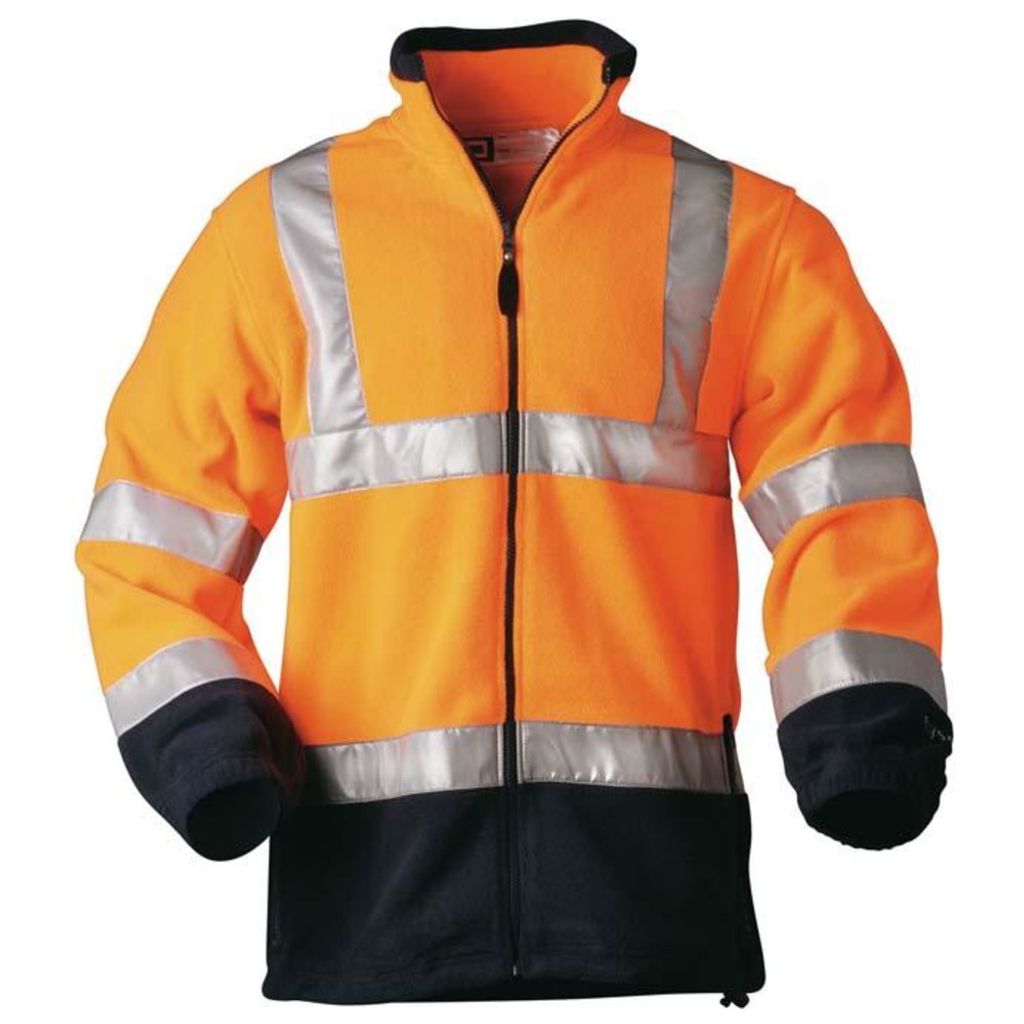 Warn fleecová bunda BenediktVeľkosť M, oranžová/navy Obrázok produktu 