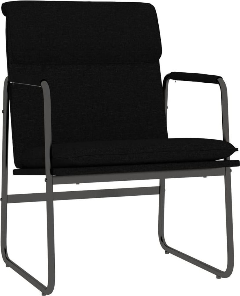 vidaXL Loungesessel Schwarz 55x64x80 cm Stoff