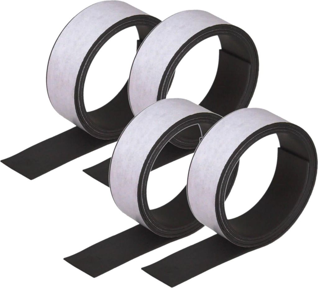 4 Rollen magnetisches Klebeband 3m Magnetklebeband selbstklebend