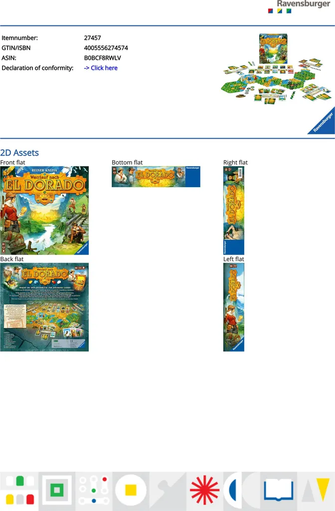 Course vers l'Eldorado Ravensburger 27457 avec Plateaux Modulables Pro - 5
