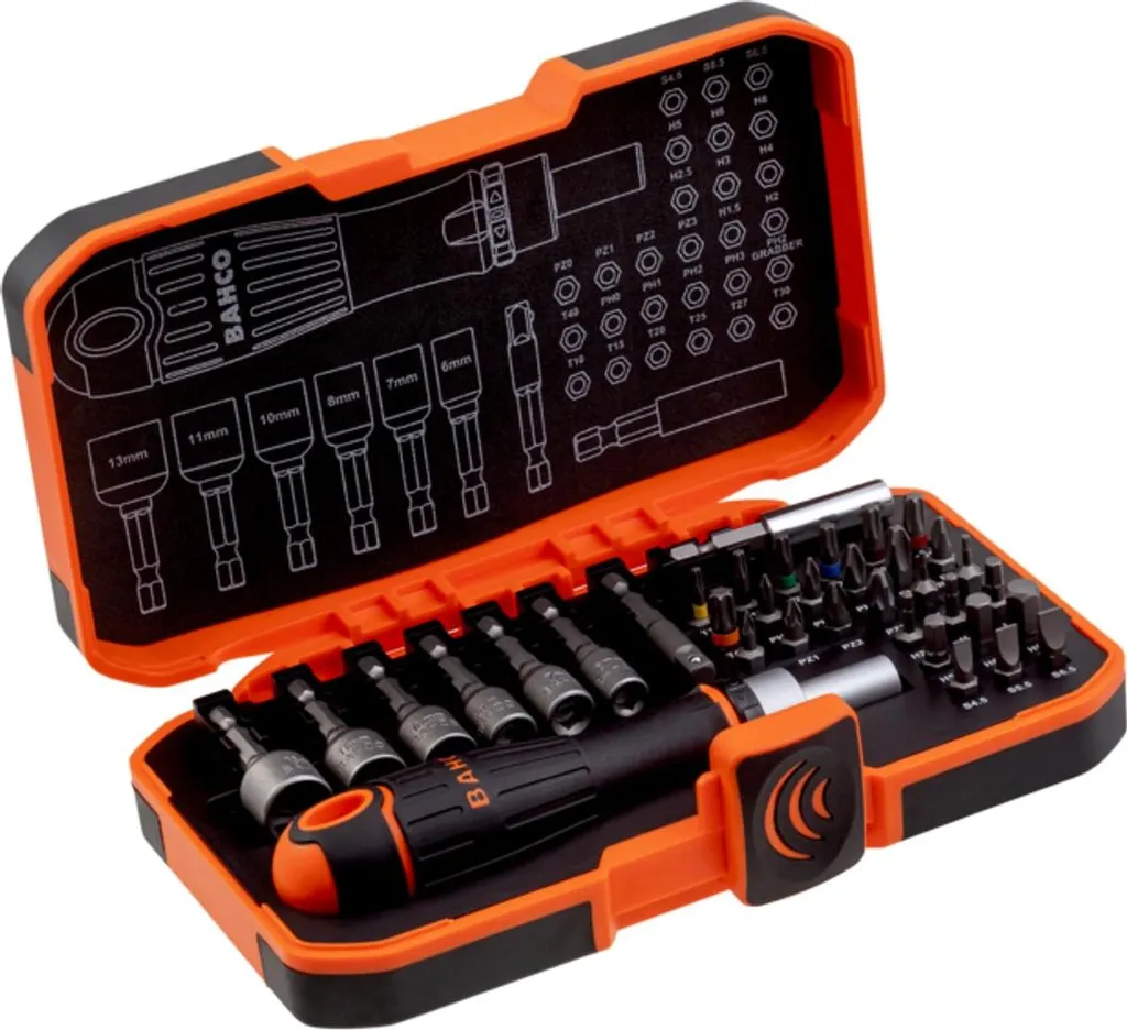 Coffret de vissage Bahco BH59/S36BCR : fini les embouts usés et cassés