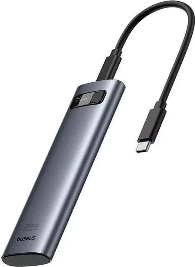 Baseus Flyjoy Contenitore SSD M.2 NVMe SATA 10Gbps Grigio | Offerta - 22