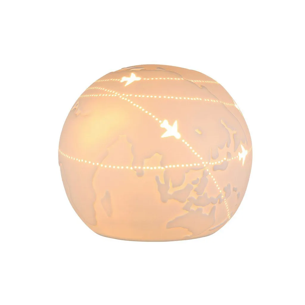 Lampe de chevet carte du monde pour décoration de chambre et voyage