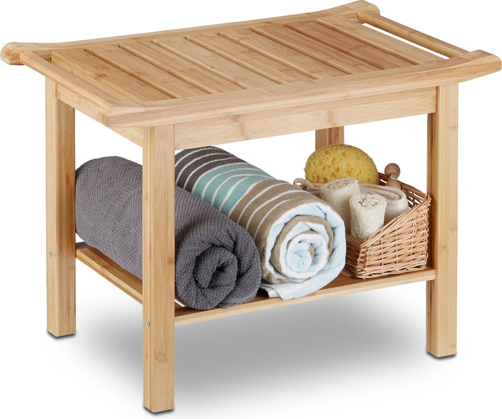 relaxdays 10020949_0 relaxdays   Sitzbank braun Image du produit 