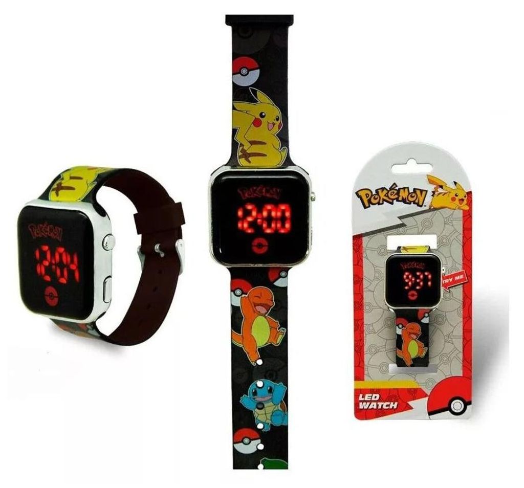 Pokémon Elements digitale LED-Uhr Produktbild 