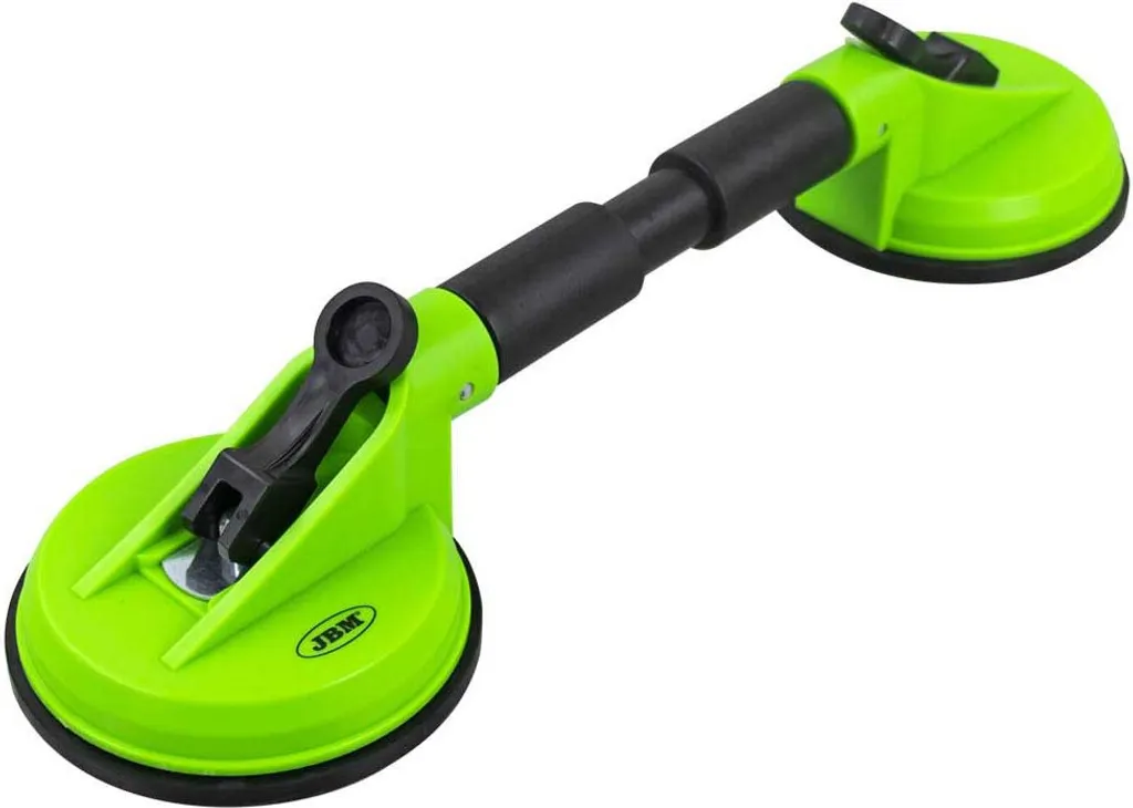 Déplacez vos Vitres sans Risque - Ventouse de Levage JBM 80 kg Vert 12 cm