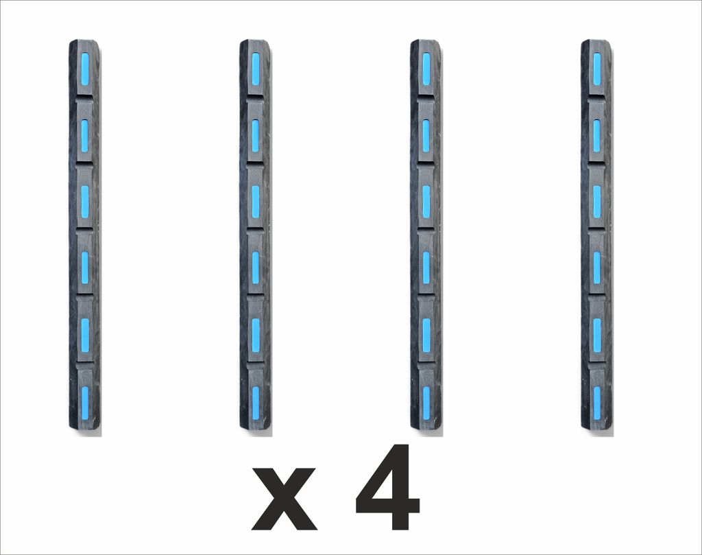 Marina Black 8 Set di 4 - parabordi per pontili, parabordi Immagine del prodotto 