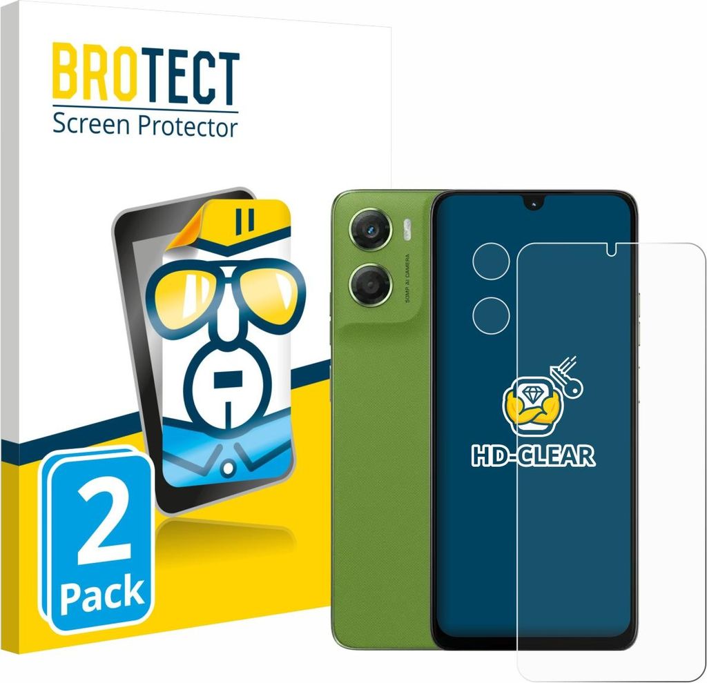 2x Für Motorola Moto G06 (Display+Kamera) Schutzfolie Produktbild 