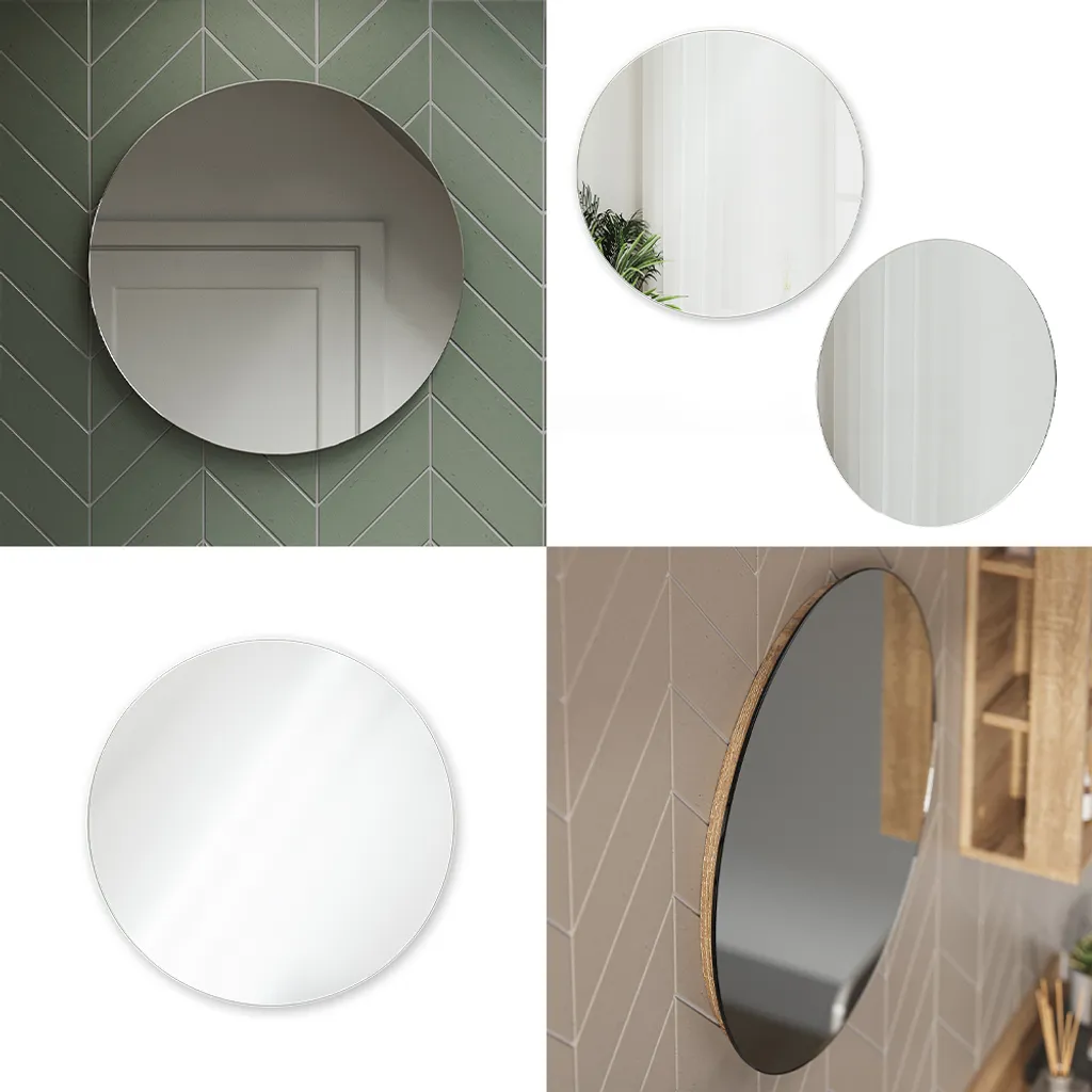 Specchio Bagno Rotondo Vicco Karen 60cm - Bianco Elegante per Arredo Moderno - 8