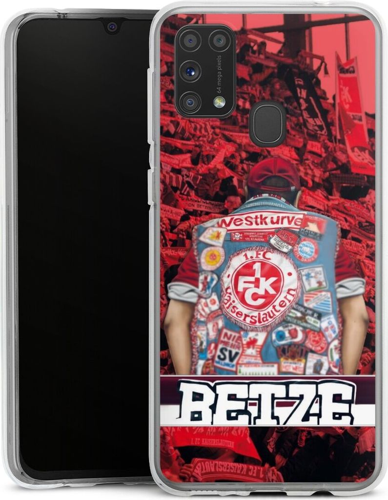 DeinDesign Handyhülle für Samsung Galaxy M31 Silikon Hülle Case Smartphone Schutzhülle 1. FC Kaiserslautern 1. FCK Offizielles Lizenzprodukt