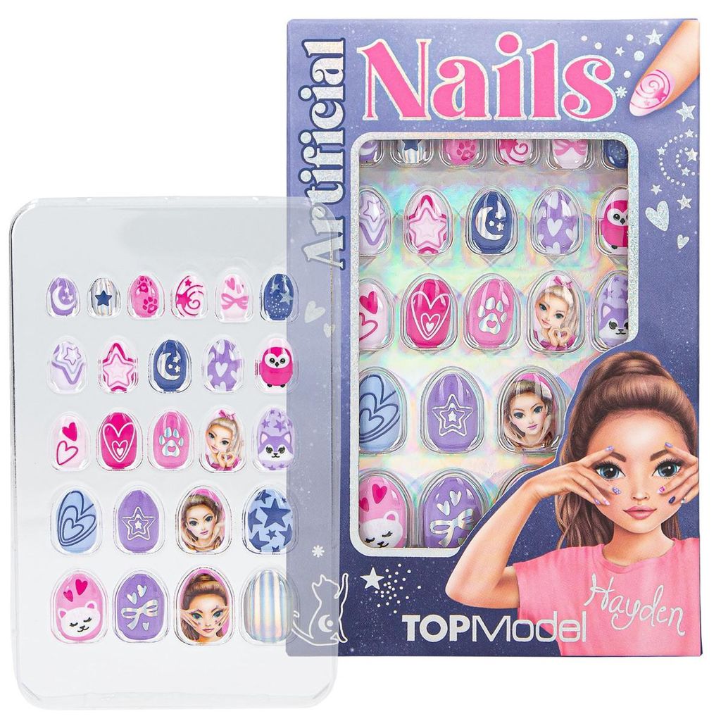 TOPModel Kunstnagels Beauty and Me, 24 zelfklevende nagels, Productafbeelding 