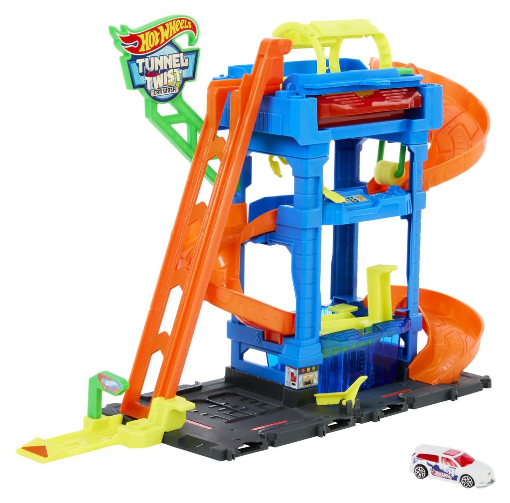 Hot Wheels City HTN80, Zestaw pojazdów i torów wyścigowych, Zdjęcie produktu 