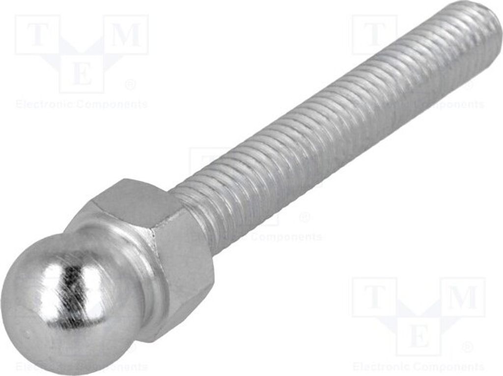 1x Bolzen M6 Ø: 10mm Bolzenmaterial: Beschichtung: Zink 098MM06040M Füße