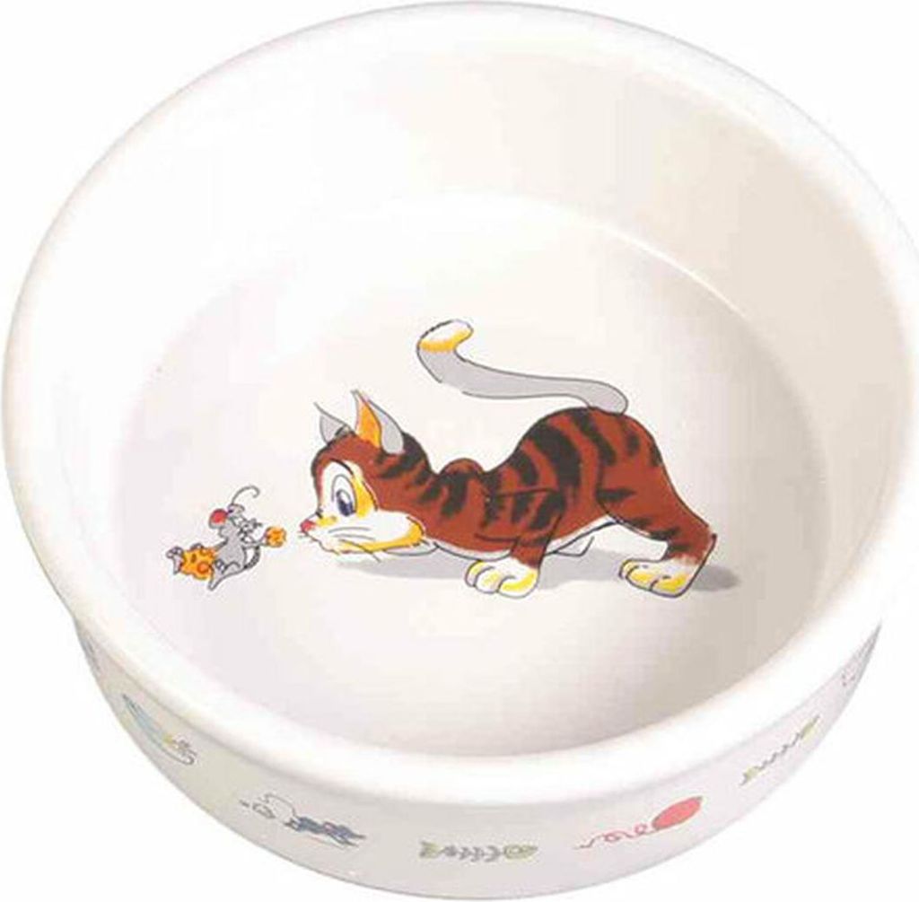 Futternapf für Katzen Trixie Weiß
