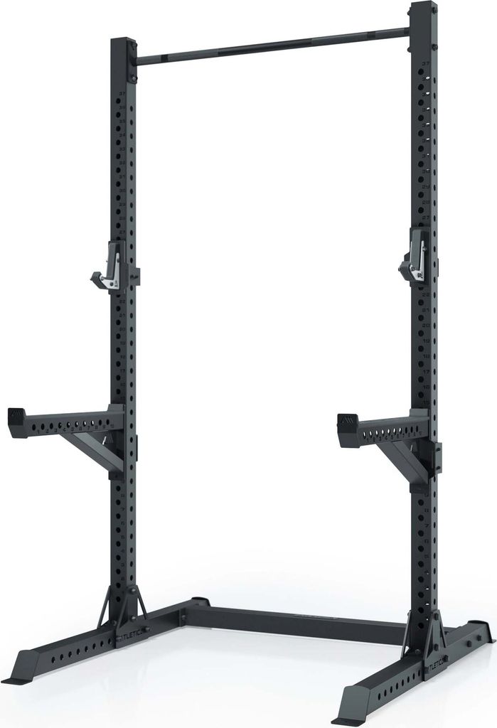 ATLETICA Outdoor Squat Rack | Feuerverzinkt | Speziell für das Training im Außenbereich | Feuerverzinkt & doppelt pulverbeschichtet