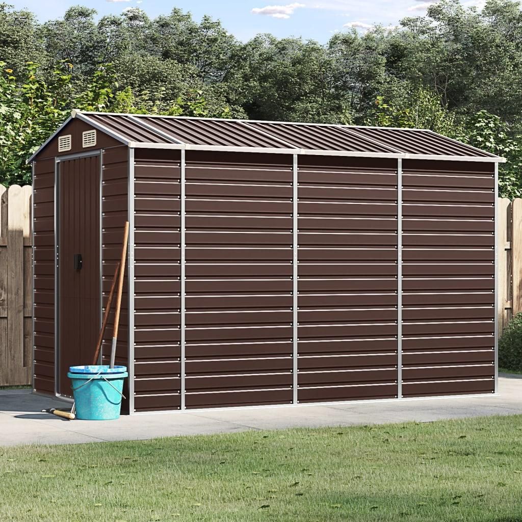 VidaXL Casetta da giardino 191x300x198 cm in acciaio Immagine del prodotto 