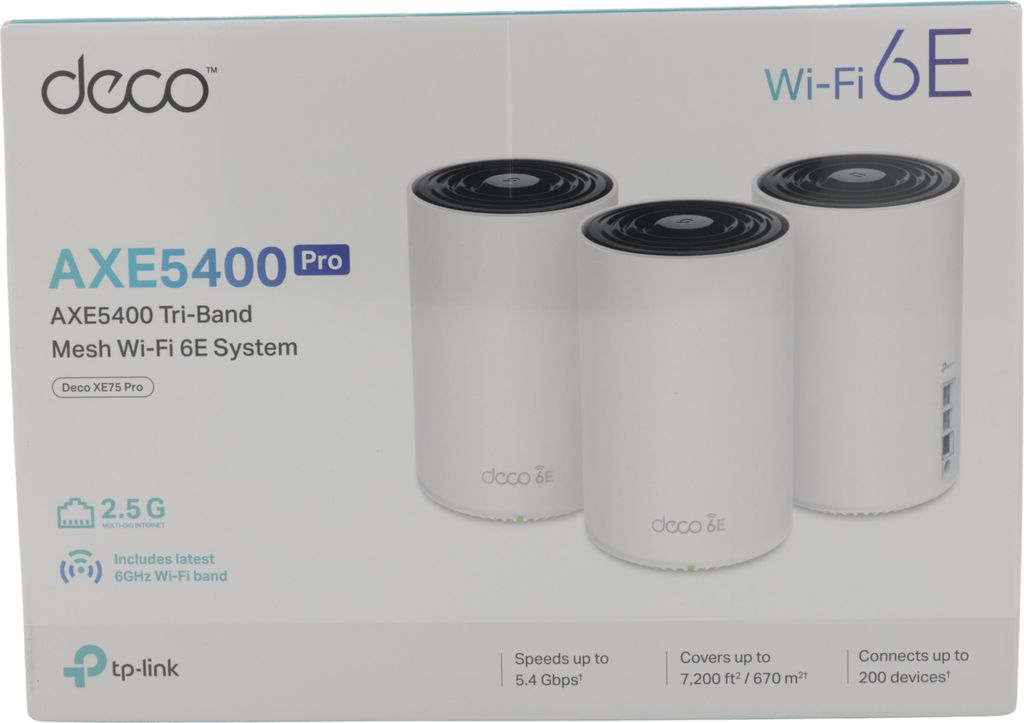 TP-LINK TP-Link AXE5400 třípásmový Mesh Wi-Fi 6E systém Obrázek produktu 