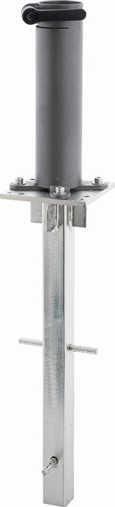 doppler Bodenanker + Aufsatzrohr Universal 6,5 cm, Stahl