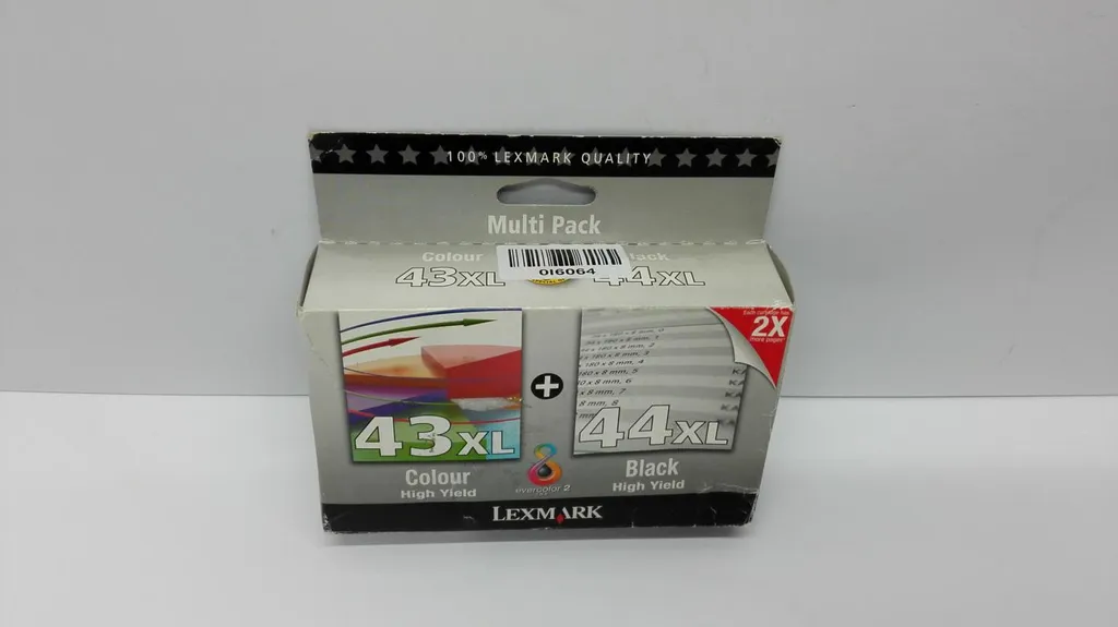 Lexmark No. 43 Cartouche d'Encre Noir et Couleur Jet d'Encre Originale