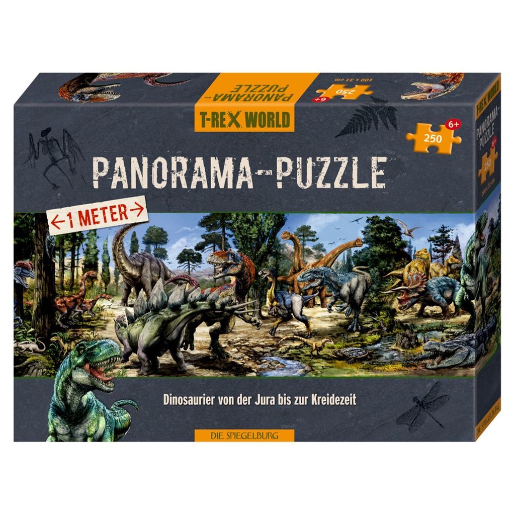 Coppenrath Verlag GmbH & Co.KG Panorama-Puzzle T-Rex World (250 Teile) 2
