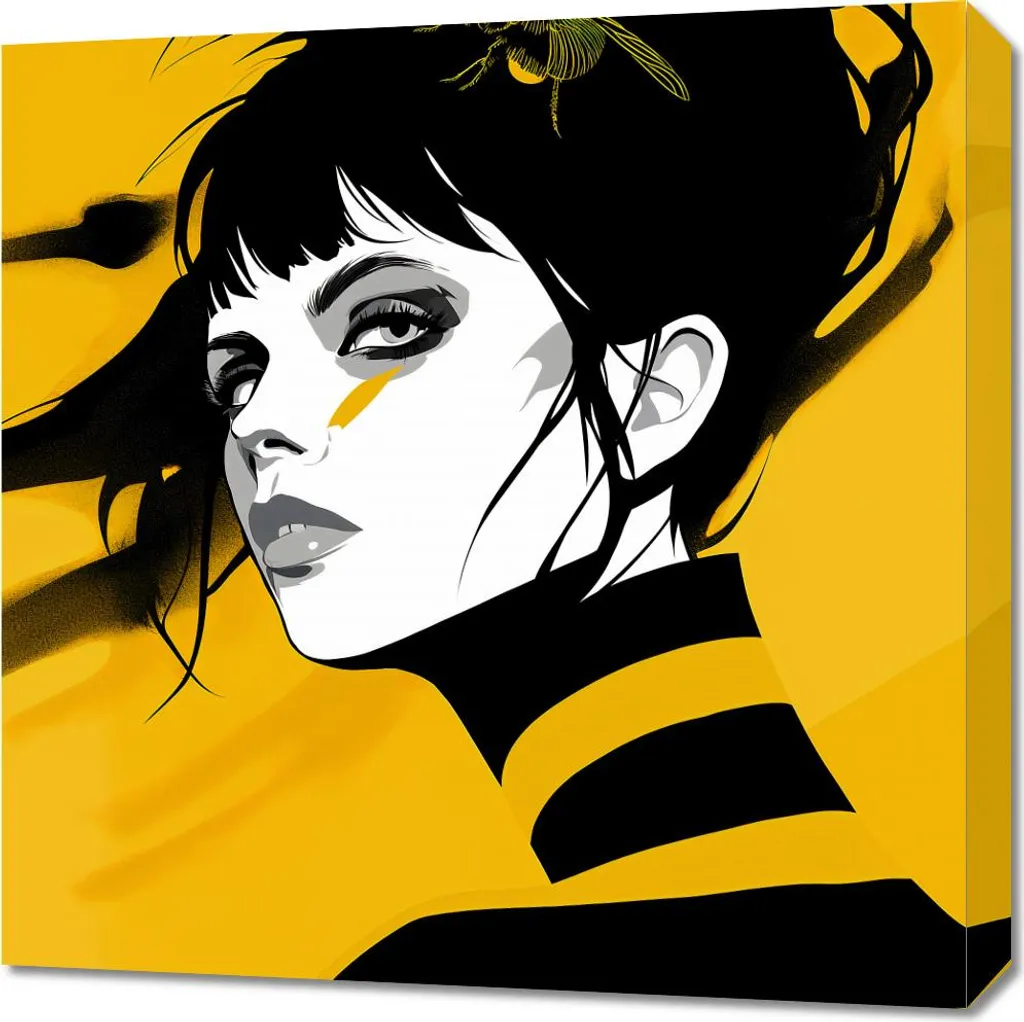 Image 60 x 60 cm Charme jaune pour illuminer une pièce sombre