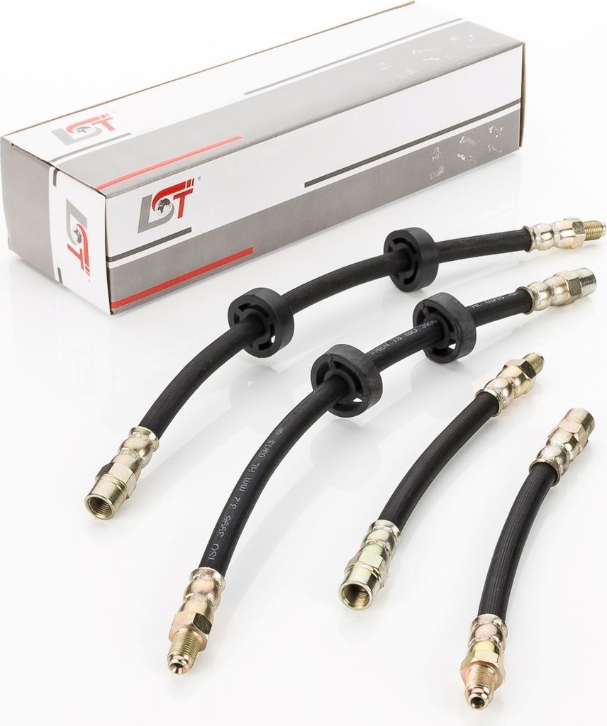 4x Bremsschlauch Bremsleitung Vorne Hinten für VW GOLF 2 II JETTA 1G SCIROCCO