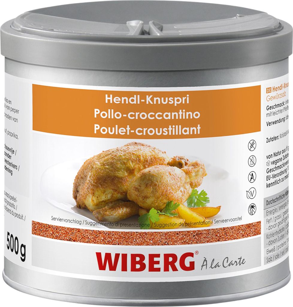Wiberg Hendl-Knuspri Gewürzmischung für Geflügel ca. 500 g Produktbild 