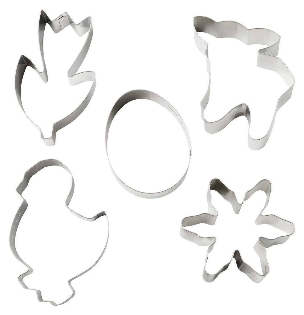Set 5 soggetti Pasquali primaverili forme assortite Immagine del prodotto 