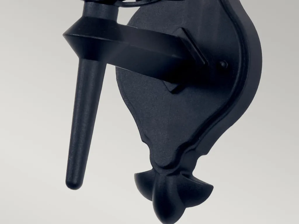 Applique de jardin Hereford noire en aluminium IP44 Elstead E27 - 9