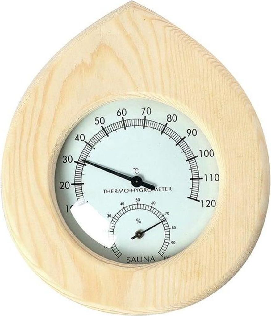 Saunathermometer mit Hygrometer