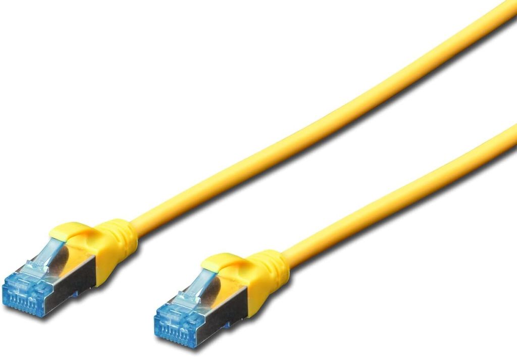 DIGITUS Patchkabel Premium Kat. 5e SF/UTP 1,0 m gelb
