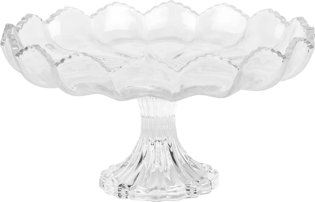 Cloche de protection gâteau en verre Ø 23x12 cm : stop aux aliments secs
