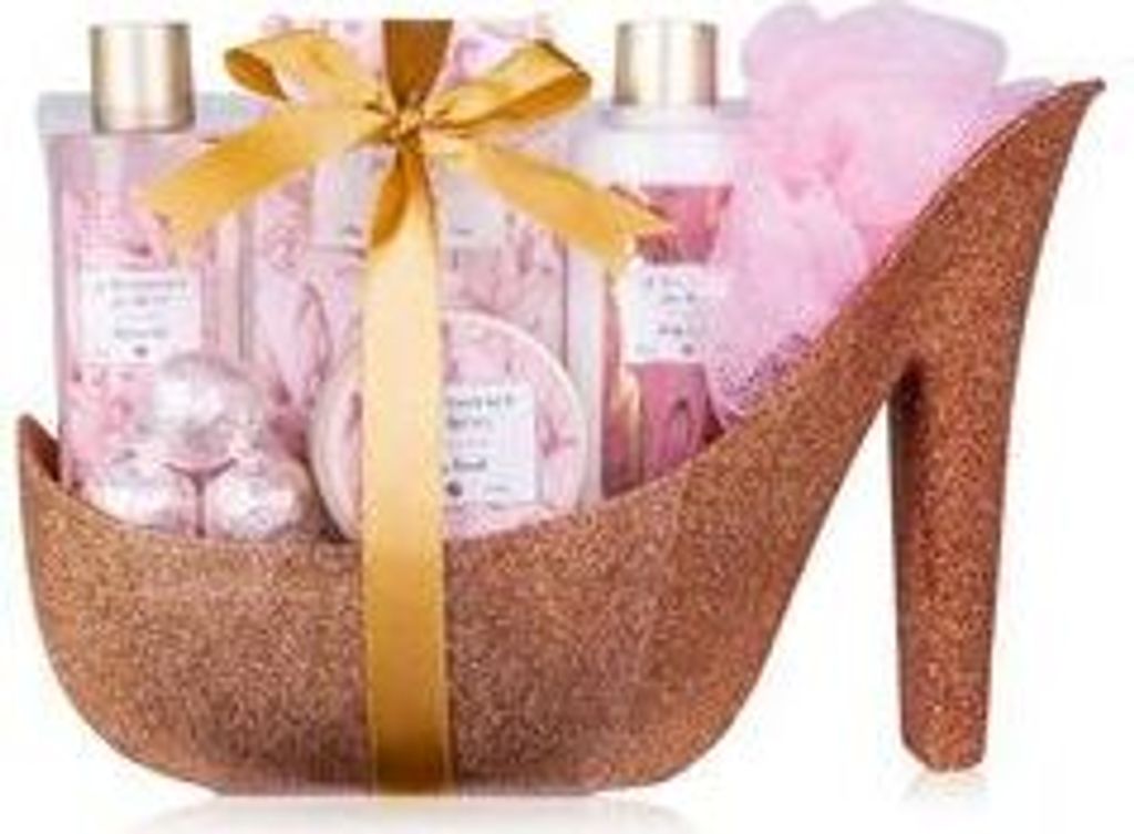 accentra Geschenkset für Frauen "A moment for you" im Glitzer-Pump