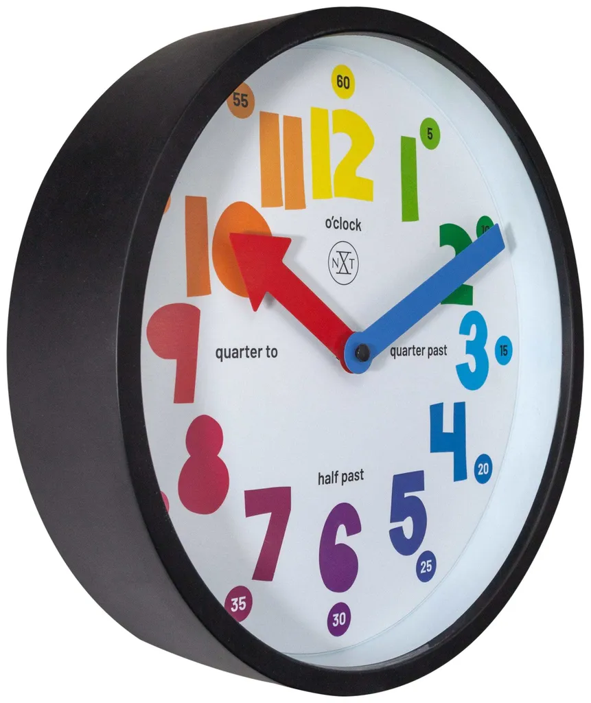 nXt 7357 Sophia Horloge Murale 26cm Multicolore Design Moderne - 2